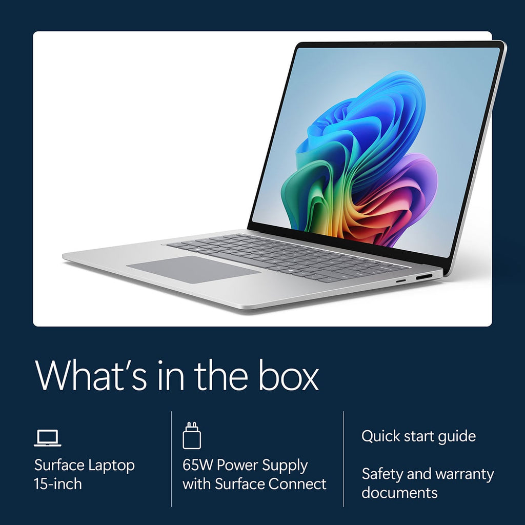 Microsoft Surface Laptop 15-inch Snapdragon X2 Elite (12 core) 32GB RAM 1TB SSD Windows 11 (8th Edition)  - image 11