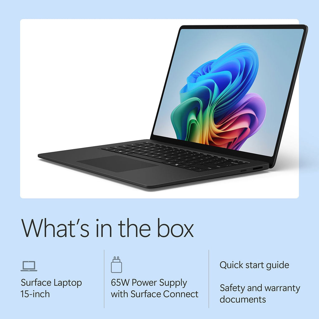 Microsoft Surface Laptop 15-inch Snapdragon X2 Elite (12 core) 32GB RAM 512GB SSD Windows 11 (8th Edition - image 11