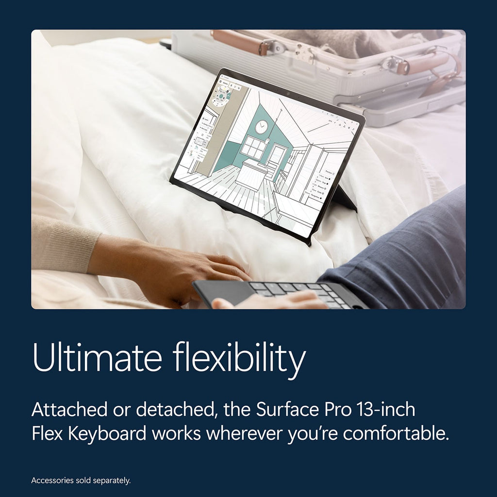 Microsoft Surface Pro 13-inch with OLED Snapdragon X2 Elite (12 core) 32GB RAM 1TB SSD Windows 11 (12th E - image 9