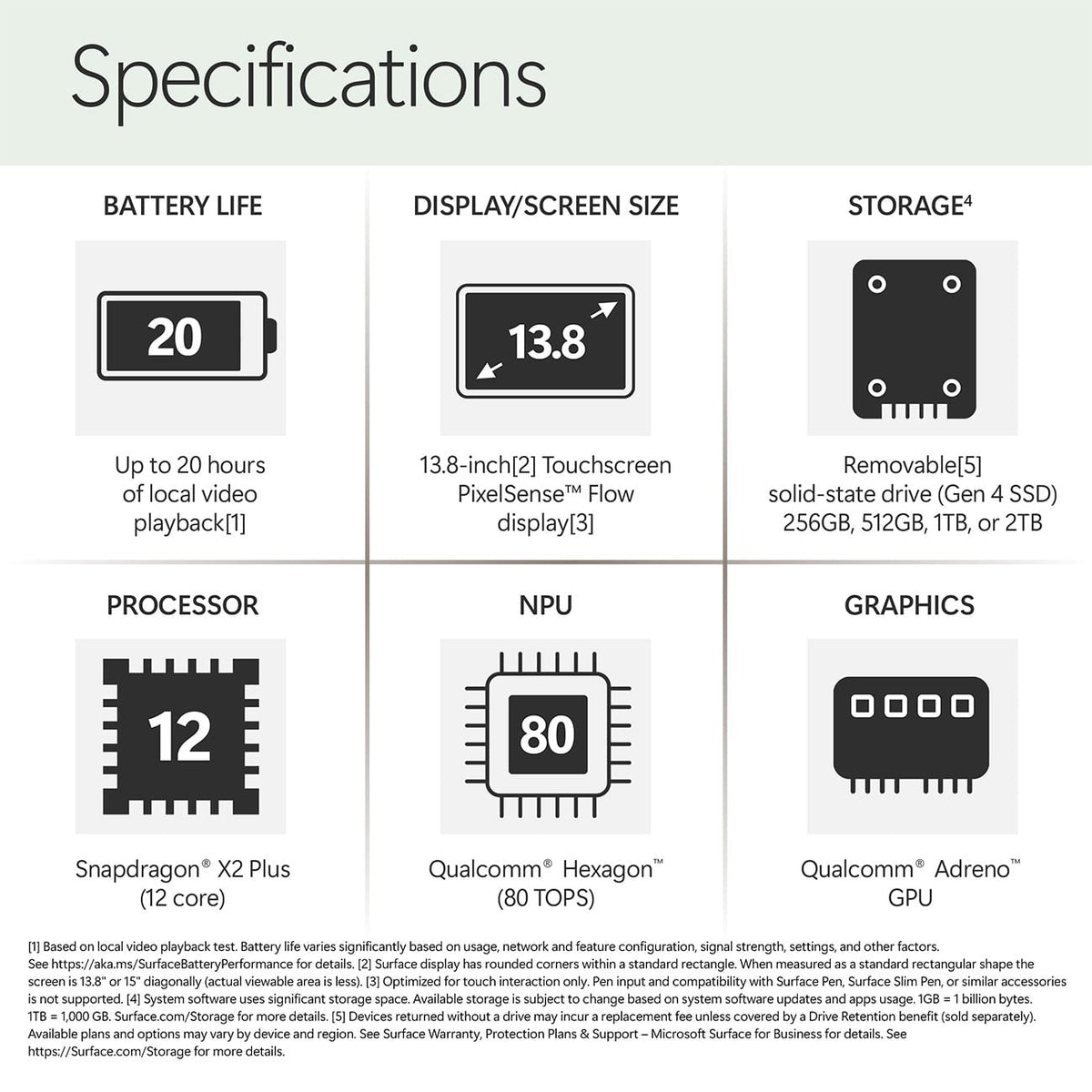 Microsoft Surface Laptop 13.8-inch Snapdragon X2 Elite (12 core) 16GB RAM 1TB SSD Windows 11 (8th Edition - image 9