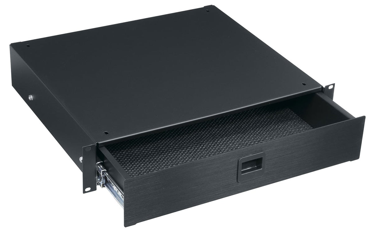 Middle Atlantic Drawer 2 RU Rackmount, Brushed and Anodized in Black - D2 - image 1