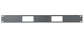 Middle Atlantic Panel 1 RU Decora for 2 Devices in Black - DECP-1X2 - image 1