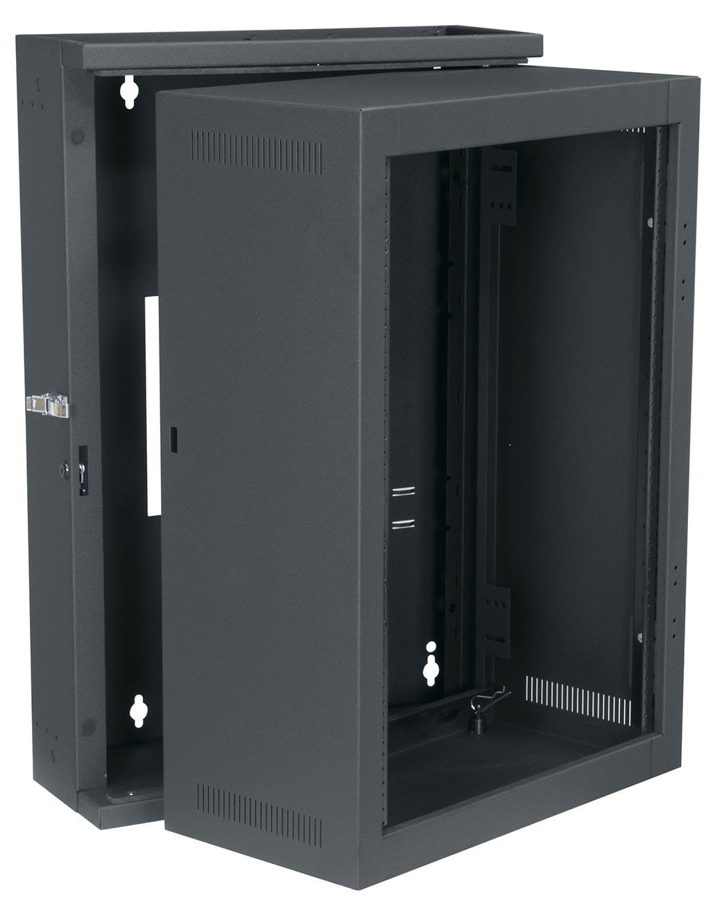 Middle Atlantic Wall Rack EWR Series 16 RU Pivoting in Black - EWR-16-22 - image 1
