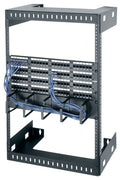Middle Atlantic Wall Rack WM Series Open Frame in Black - WM-15-18 - image 1