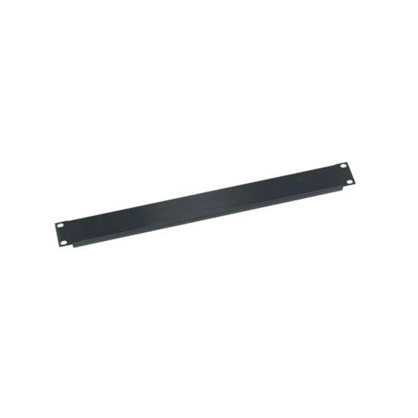Middle Atlantic Rack Panel 1 RU Flanged Blank in Black Brushed and Anodized Aluminum - BL1 - image 1