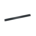 Middle Atlantic Rack Panel 1 RU Flat Blank in Black Brushed and Anodized Aluminum Finish - HBL1 - image 1