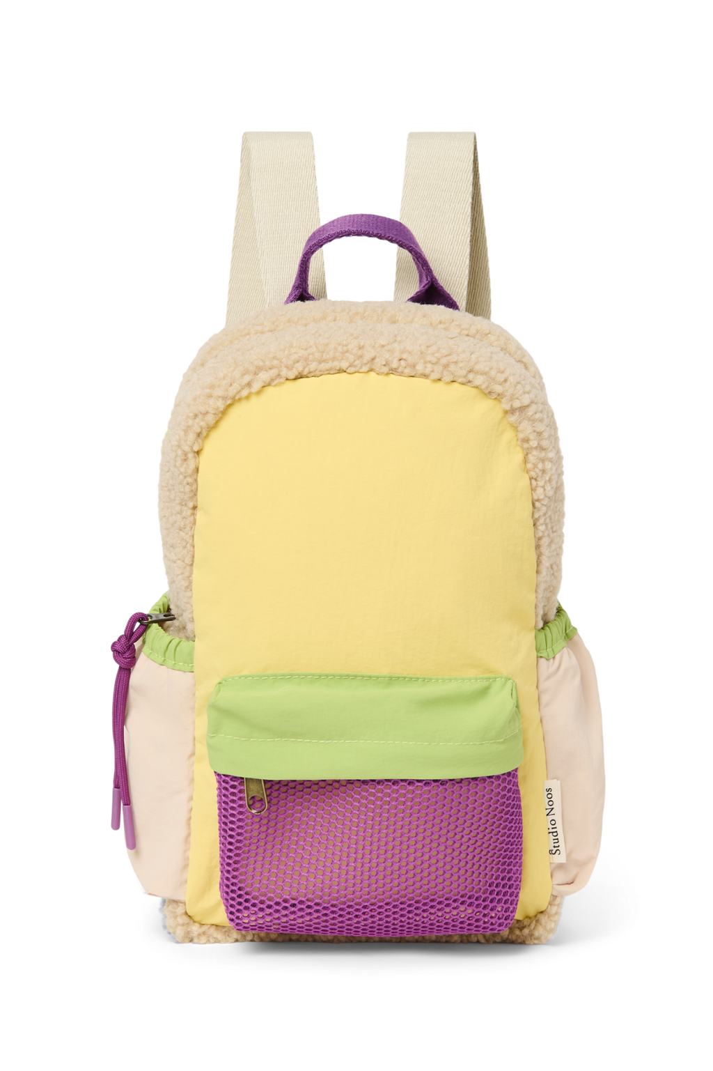 Patchwork-Mini-Rucksack | Buttergelb