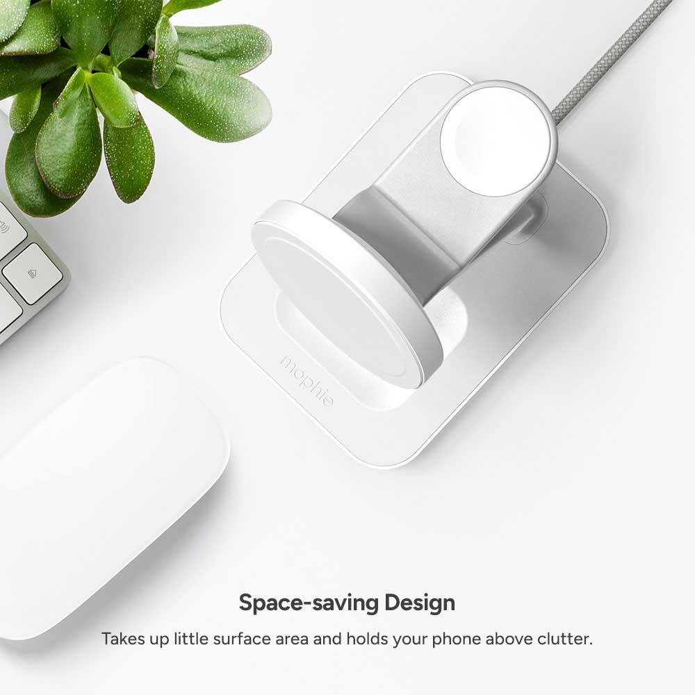 mophie Snap Plus 3-in-1 Wireless Charge Stand in White - 401313542 - image 5