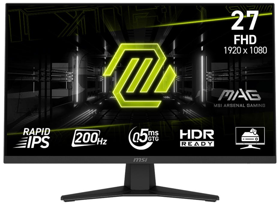 MSI MAG 274F Gaming Monitor 27-Inch FHD 200Hz in Black - MAG274F - image 1
