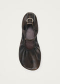 Naira Barefoot Vintage-Effekt braune Leder-Ballerinas