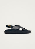 Nico Ledersandalen in Schwarz