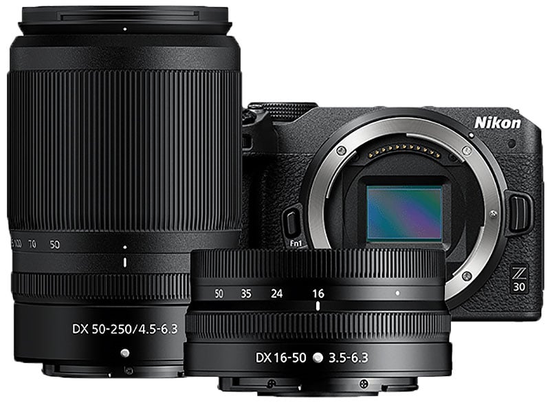 Nikon Z 30 Black Mirrorless Digital Camera With 16-50mm And 50-250mm Lenses - 1743 - image 1