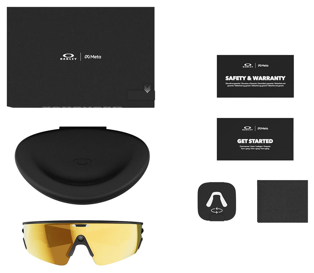 Oakley Meta Vanguard Sunglasses 52mm in Black with Prizm 24k Lenses - OW8001800104 - image 7