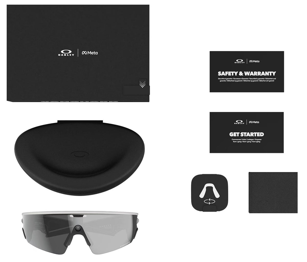 Oakley Meta Vanguard Sunglasses 52mm in White with Prizm Black Lenses - OW8001800105 - image 8