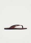 Ola Rift bruin lederen sandalen