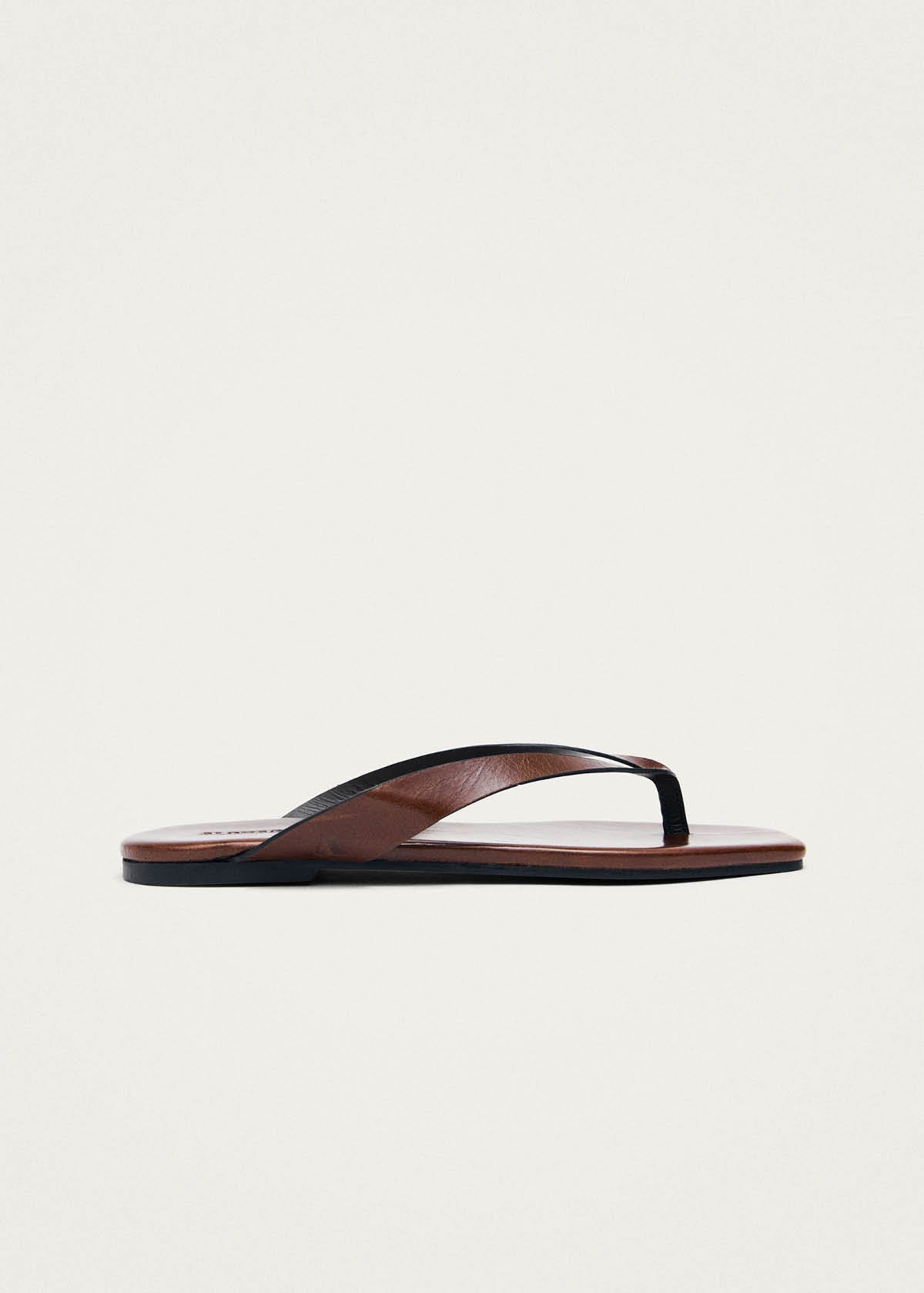 Ola Rift bruin lederen sandalen