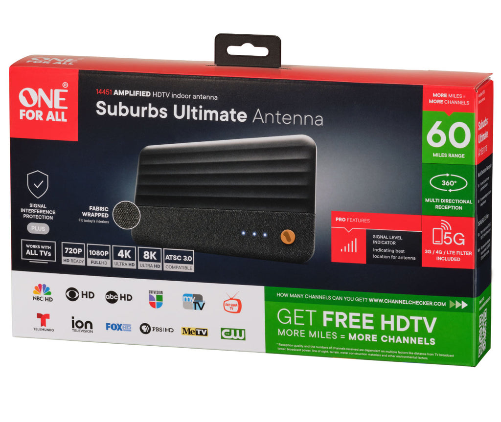 One For All Suburbs Ultimate Indoor HDTV Antenna - 14451 - image 10