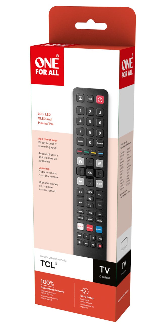 One For All TCL TV Replacement Remote - URC4922 - image 6