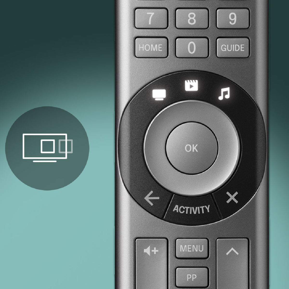 One For All Smart Control Pro 5 Universal Remote with Learning Function - URC7956 - image 4