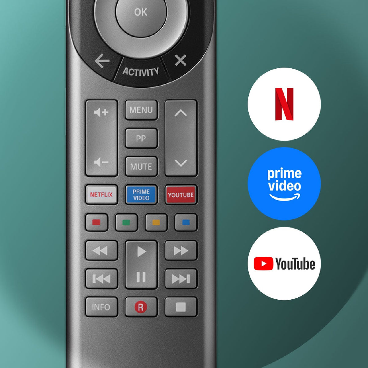 One For All Smart Control Pro 5 Universal Remote with Learning Function - URC7956 - image 5