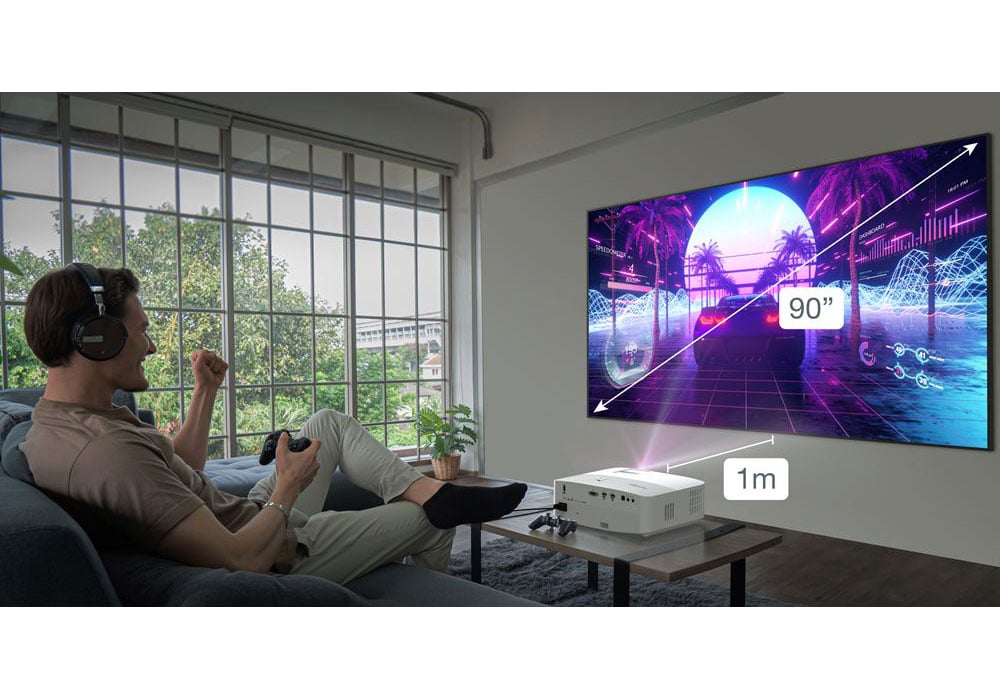 Optoma White 4K UHD Short Throw Gaming & Entertainment Projector - UHD35STX - image 8