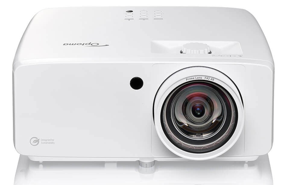 Optoma Compact 5,000-Lumen 4K UHD Short Throw Laser Projector - ZK521ST-W - image 1