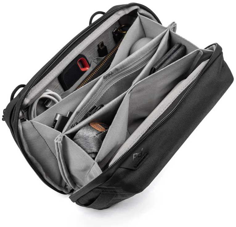 Peak Design Tech Pouch for Cables and Travel Essentials in Black - BTP-BK-3 - image 2