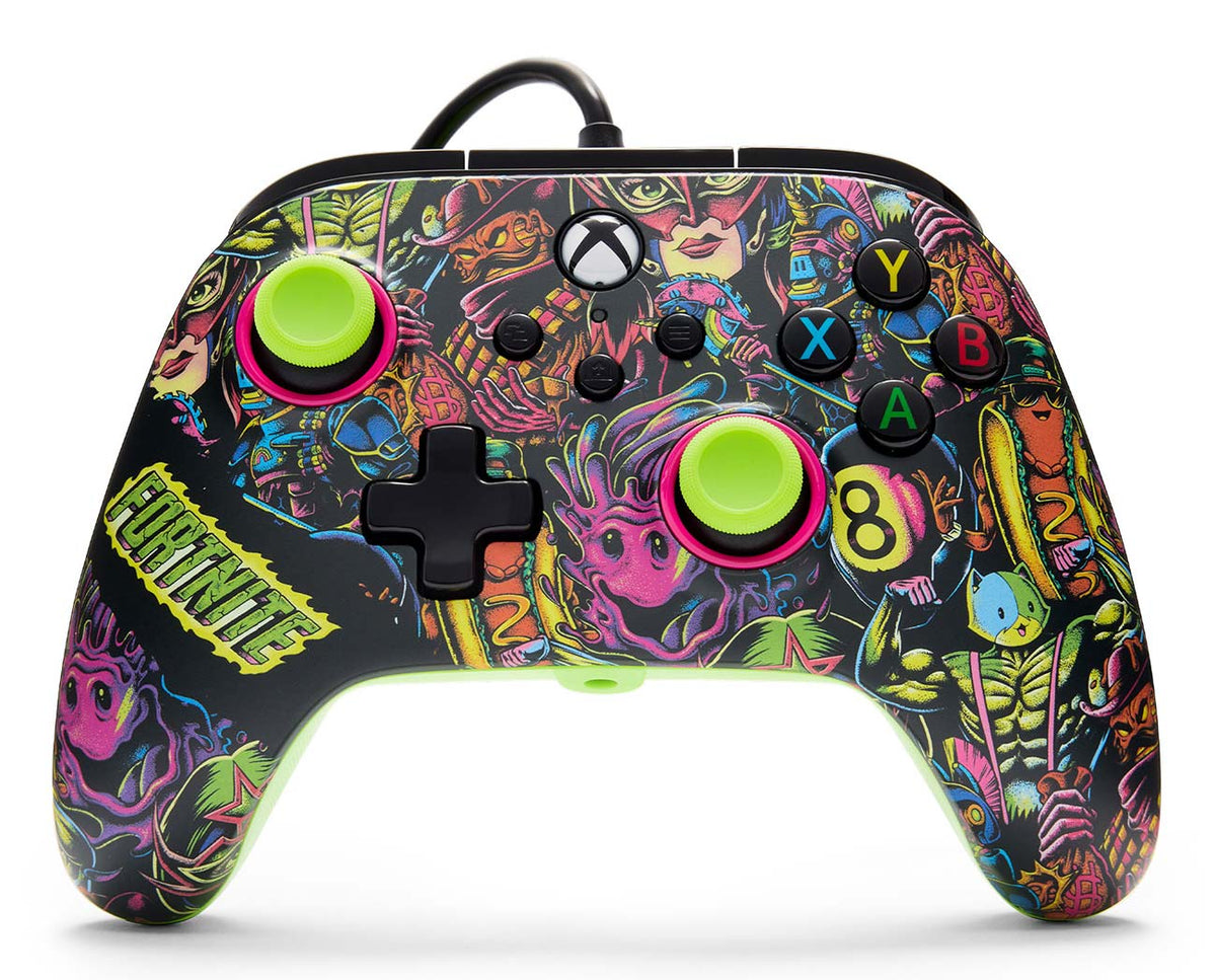 PowerA Wired Controller for Xbox Series X|S in Fortnite Glow - 617885136719 - image 1