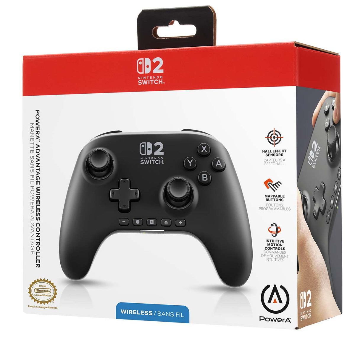 PowerA Advantage Wireless Controller for Nintendo Switch 2 in Black - 617885159015 - image 8