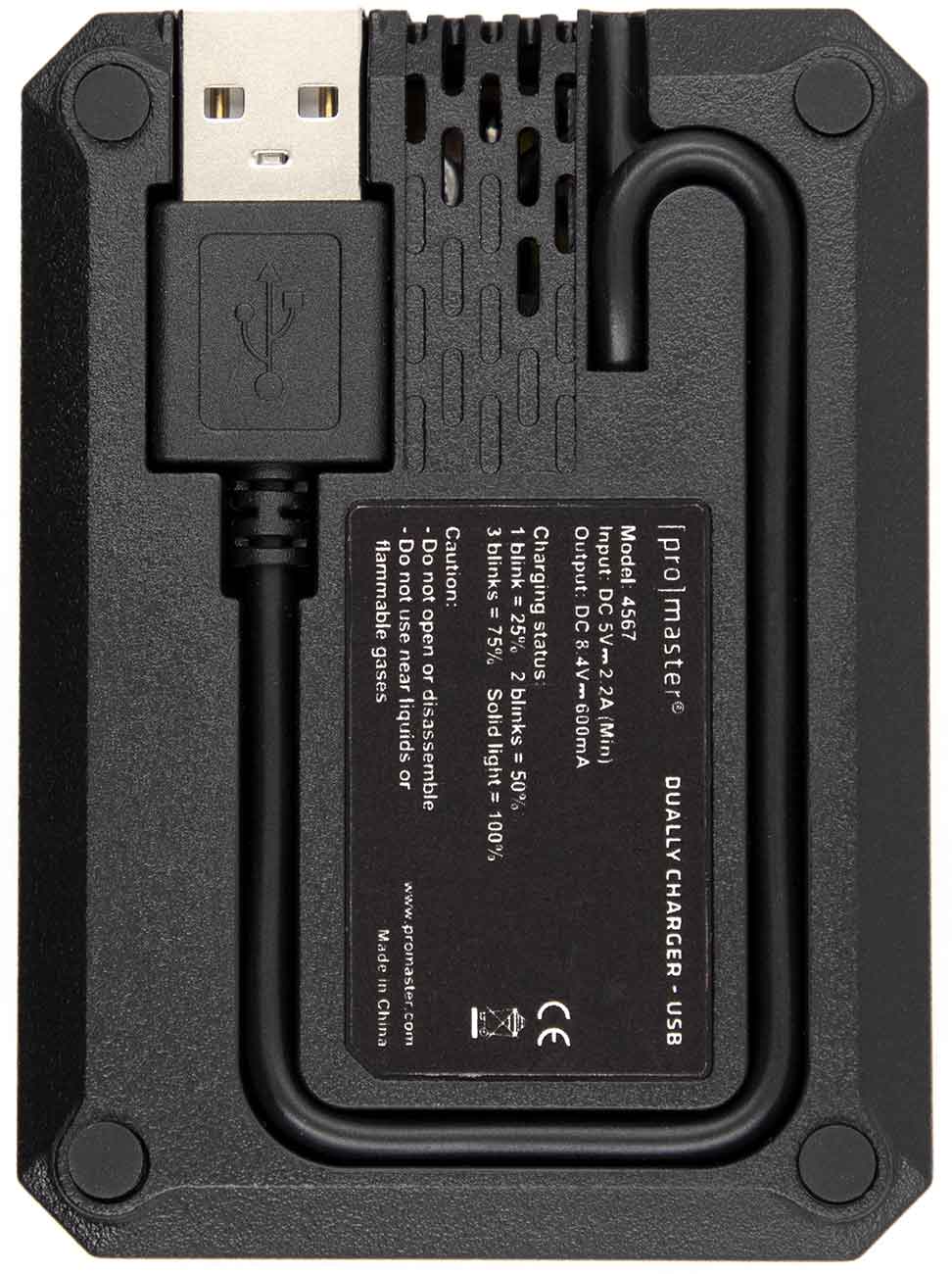 ProMaster Charger Dually with Built-In USB for Canon LP-E17 - PRO4567 - image 2