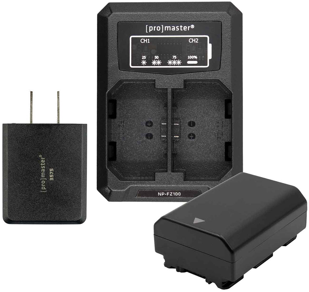 ProMaster Battery And Charger Kit For Sony NP-FZ100 - PRO3360 - image 1