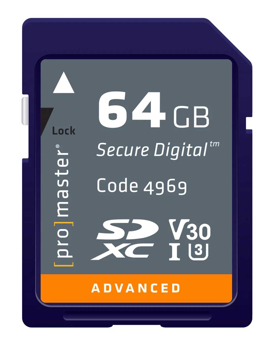 ProMaster 64GB Advanced SDXC UHS-I V30 Memory Card - PRO4969 - image 1
