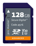 ProMaster 128GB Advanced SDXC UHS-I V30 Memory Card - PRO4976 - image 1
