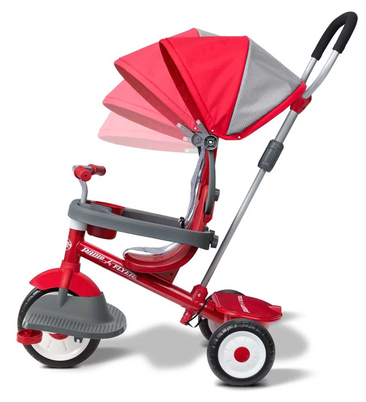 Radio Flyer 4-in-1 Stroll 'N Trike Push & Pedal Tricycle - 481T - image 3