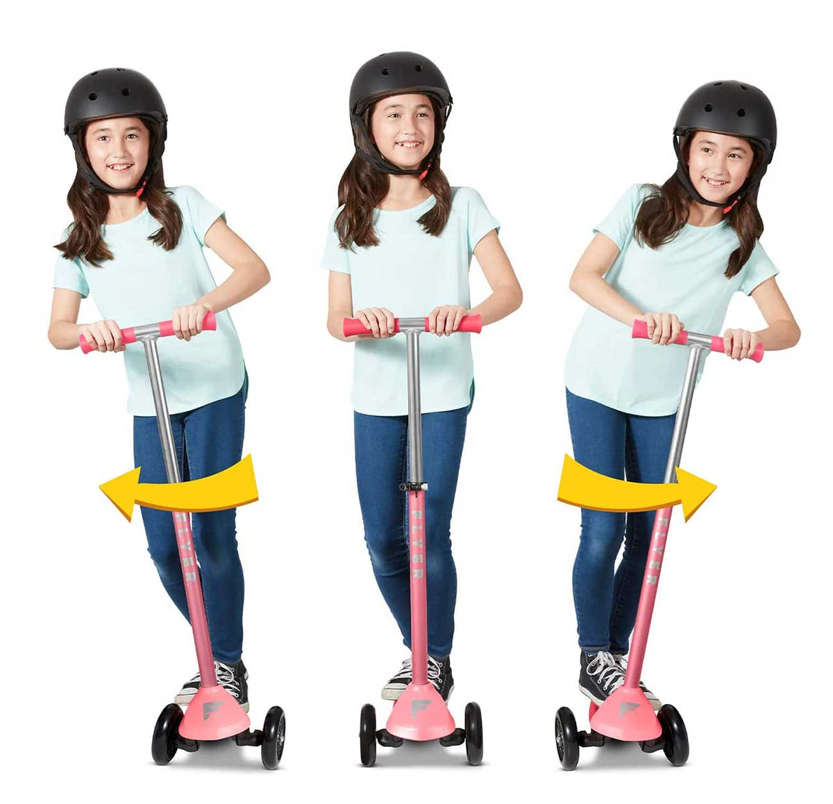 Radio Flyer Glider Pro Premium 3-Wheel Scooter in Pink - 522PINK - image 2