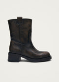 Rajan Vintage Effect Bruin Leren Laarzen