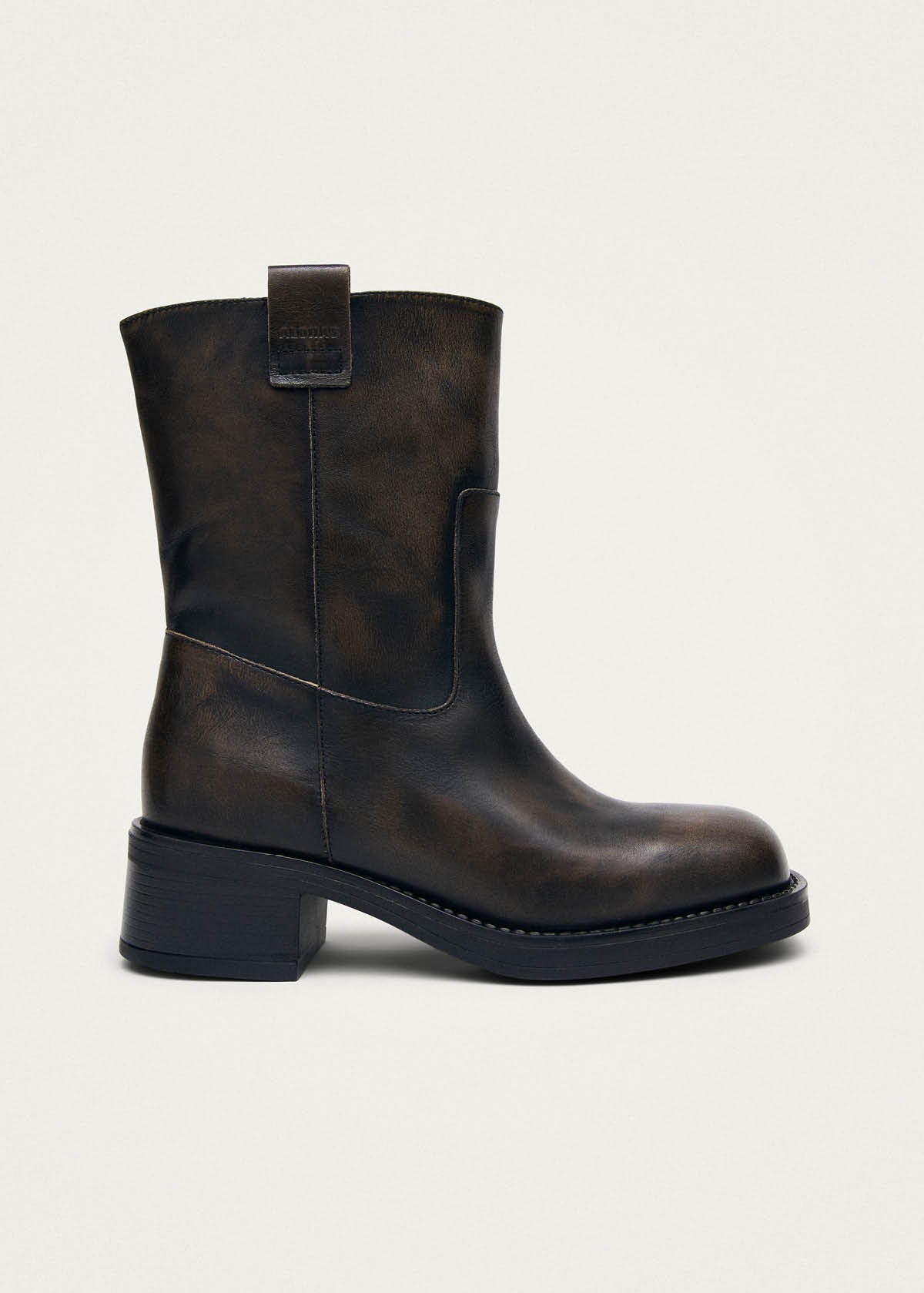 Rajan Vintage Effect Bruin Leren Laarzen