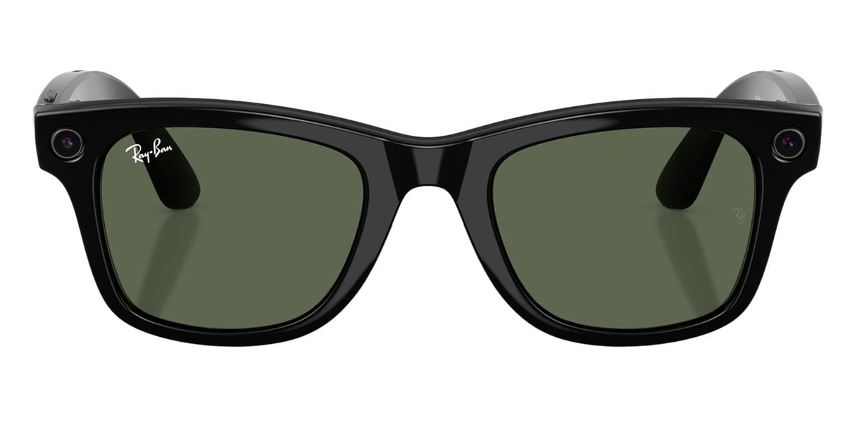 Ray-Ban Meta Wayfarer Sunglasses (Gen 2) 53mm in Shiny Black with G-15 Green Lenses - RW4012-6017153 - image 2