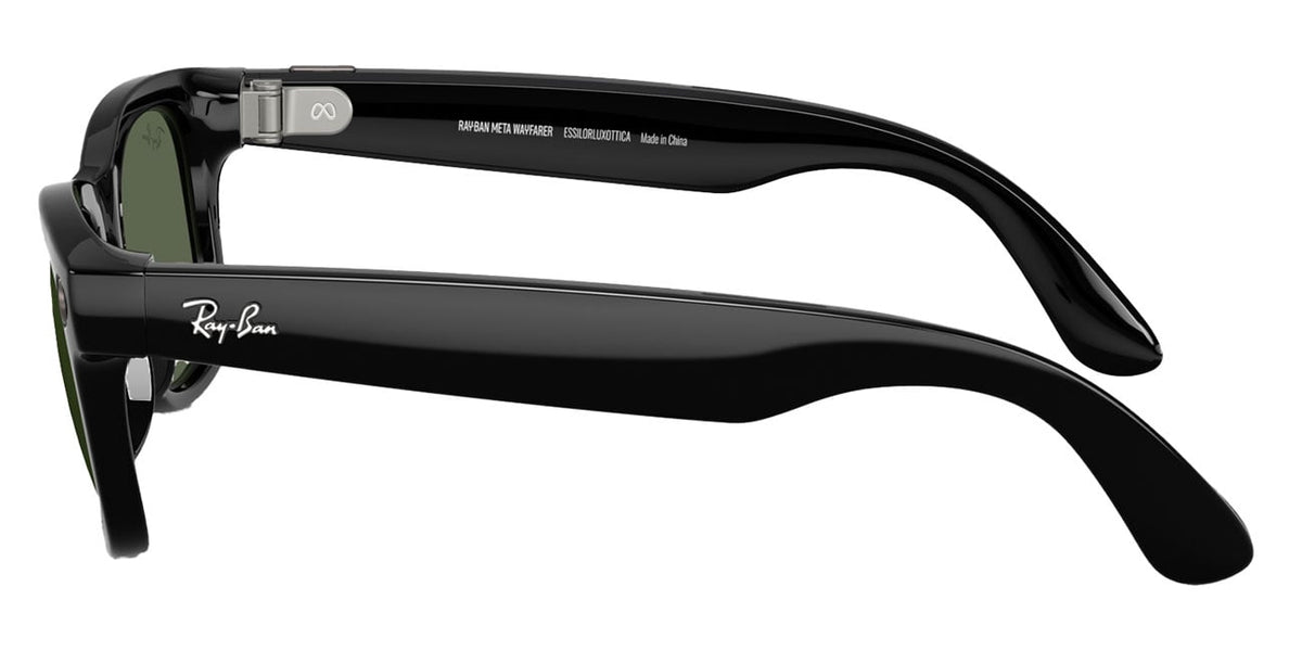 Ray-Ban Meta Wayfarer Sunglasses (Gen 2) 50mm in Shiny Black with G-15 Green Lenses - RW4012-6017150 - image 3