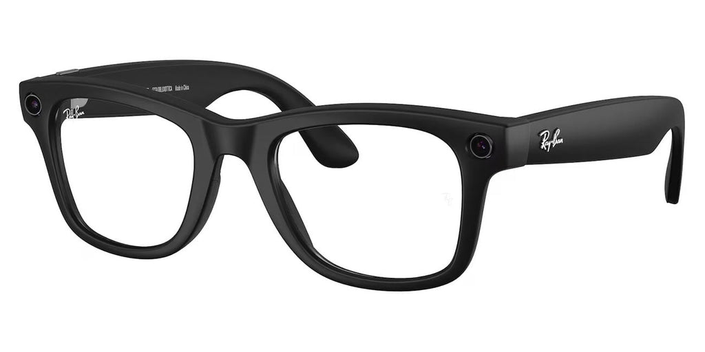 Ray-Ban Meta Wayfarer Sunglasses (Gen 2) 50mm in Matte Black with Clear | Grey Transition Lenses - RW4012 - image 1