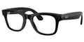 Ray-Ban Meta Wayfarer Sunglasses (Gen 2) 50mm in Shiny Black with Clear | Graphite Green Transition Lense - image 1