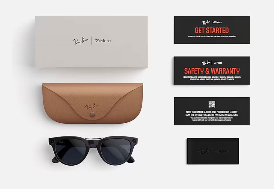 Ray-Ban Meta Headliner Sunglasses (Gen 2) 50mm in Matte Black with Graphite Gradient Lenses - RW4013-601S - image 6