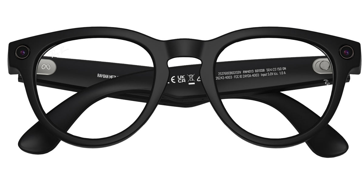 Ray-Ban Meta Headliner Sunglasses (Gen 2) 50mm in Matte Black with Clear Lenses - RW4013-601SSB50 - image 5