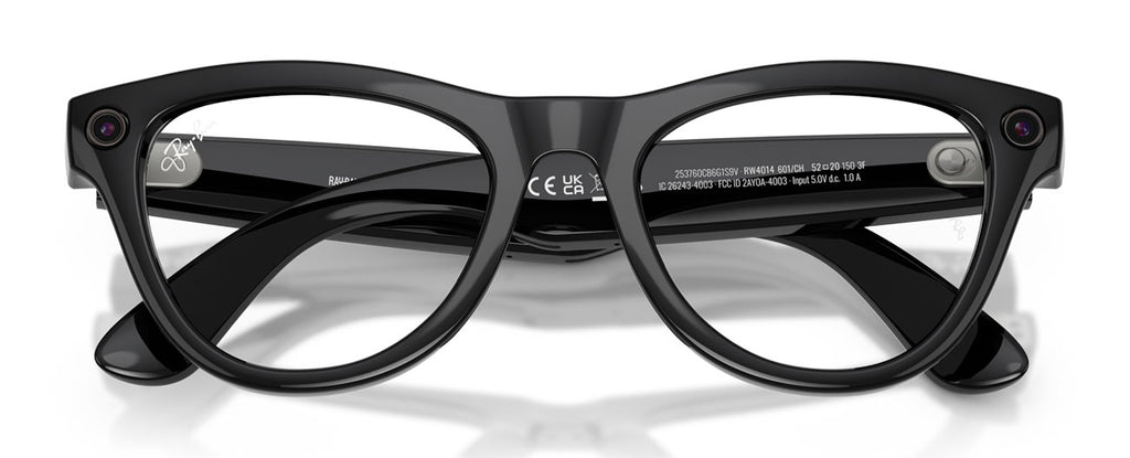 Ray-Ban Meta Skyler Sunglasses (Gen 2) 52mm in Shiny Black with Clear|Amethyst Transition Lenses - RW4014 - image 9