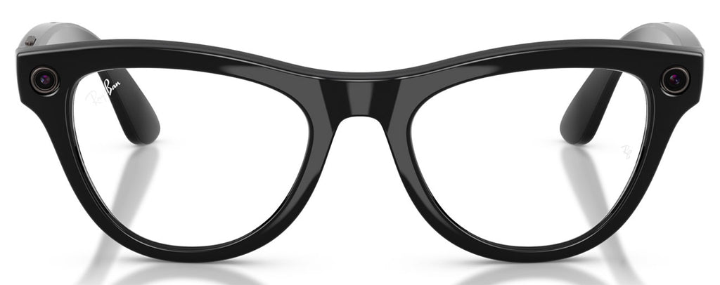 Ray-Ban Meta Skyler Sunglasses (Gen 2) 52mm in Shiny Black with Clear|Amethyst Transition Lenses - RW4014 - image 4