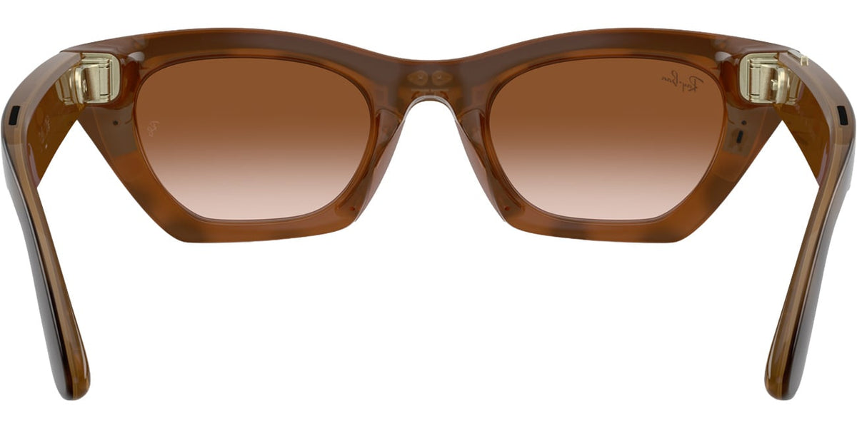 Ray-Ban Meta Zena Sunglasses (Gen 3) 49mm in Havana with Gradient Brown Lenses - 0RW4015-690513 - image 4
