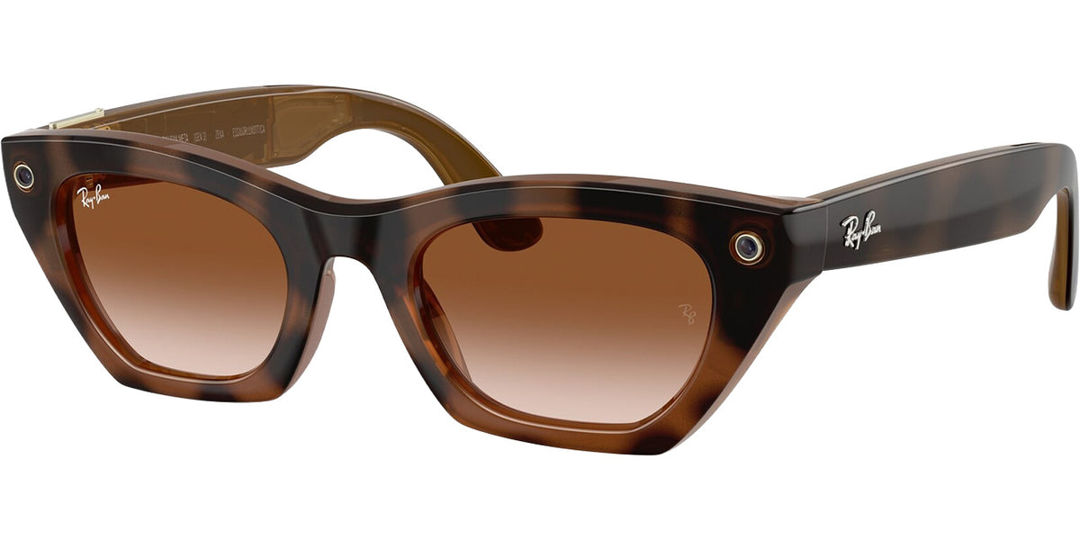 Ray-Ban Meta Zena Sunglasses (Gen 3) 49mm in Havana with Gradient Brown Lenses - 0RW4015-690513 - image 1