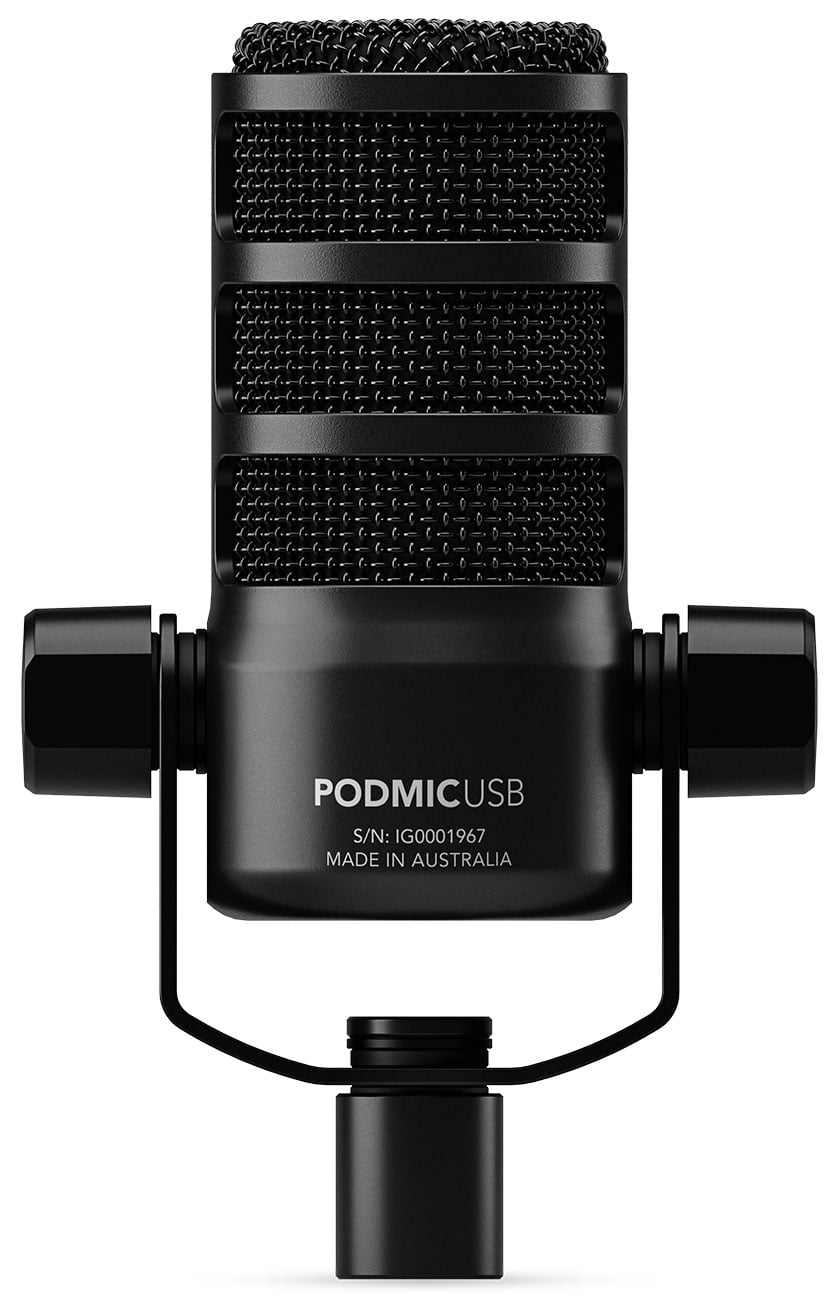 RODE PodMic USB Microphone Dynamic Broadcast in Black - PODMIC-USB-B - image 1