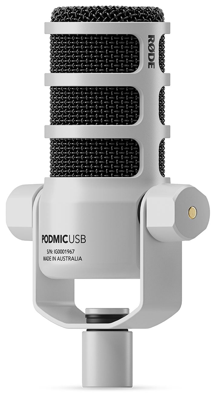RODE PodMic USB Microphone Dynamic Broadcast in White - PODMIC-USB-W - image 6