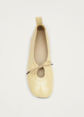 Rosalind Lackleder-Ballerinas in Vanille